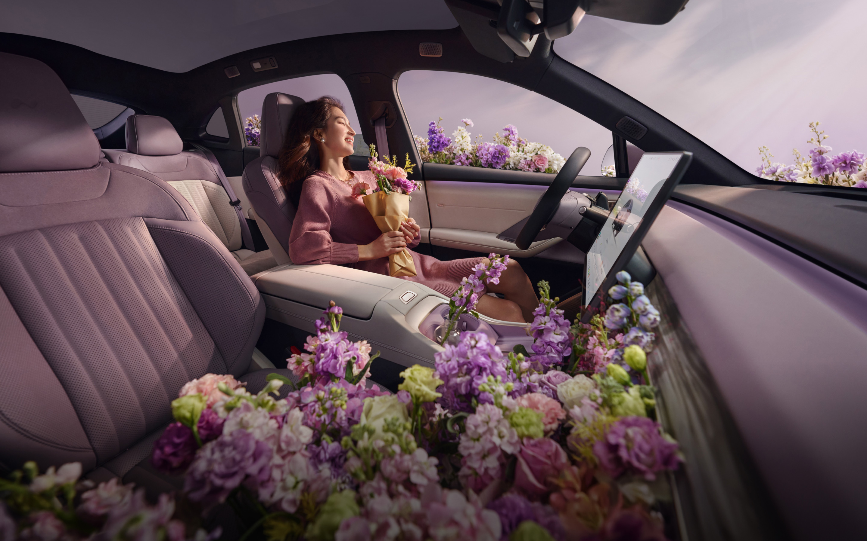 紫罗兰主题内饰